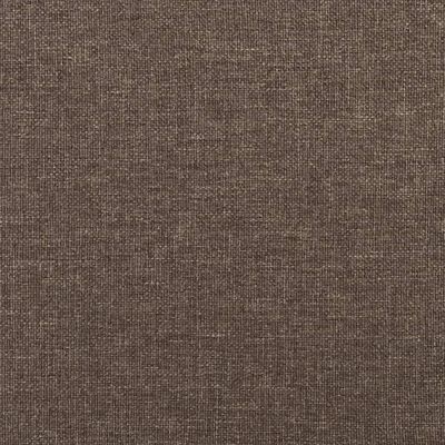 vidaXL Canapea extensibilă cu 2 locuri, 2 perne, gri taupe, textil