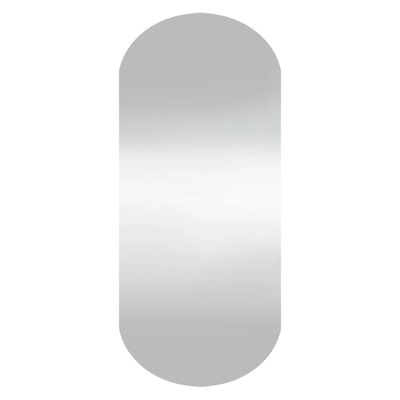 vidaXL Oglindă de perete, 25x60 cm, oval, sticlă