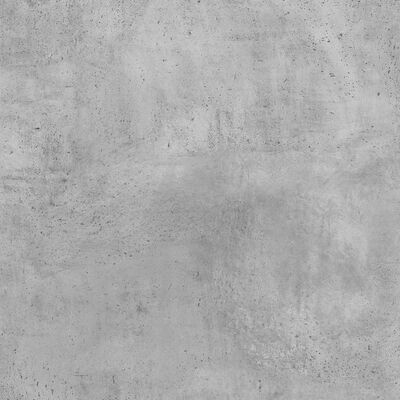 vidaXL Suport pentru imprimantă cu roți, gri beton, 60x50x67 cm