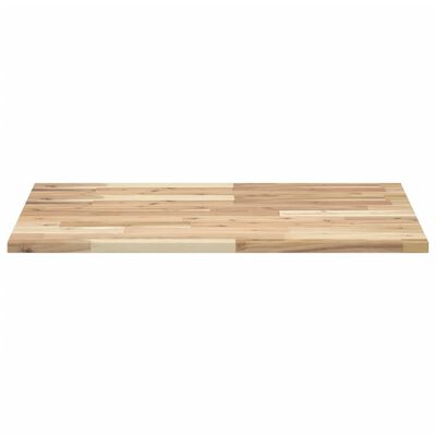 vidaXL Blat de baie netratat, 100x60x2 cm, lemn masiv de acacia