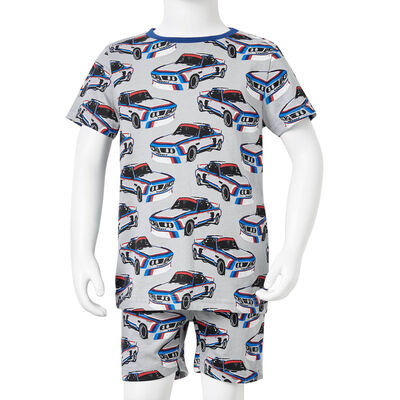 Pijamale pentru copii cu mâneci scurte, gri, 140