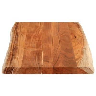 vidaXL Blat masă, 120x60x2,5 cm dreptunghiular lemn acacia margine vie