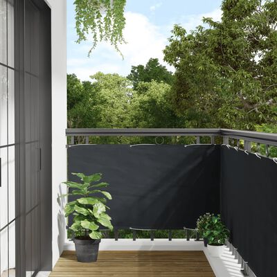 vidaXL Paravan de balcon, antracit, 1000x75 cm, PVC