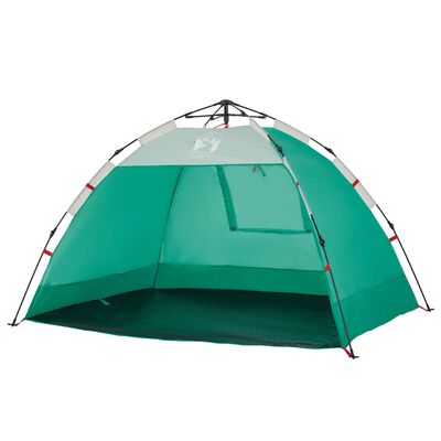 vidaXL Cort camping 2 persoane verde marin impermeabil setare rapidă