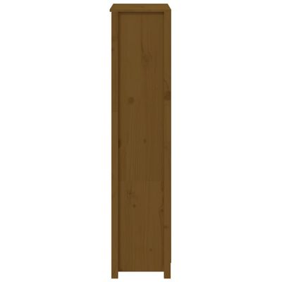 vidaXL Dulap înalt, maro miere, 80x35x154 cm, lemn masiv de pin