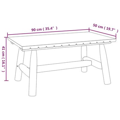 vidaXL Set mobilier de grădină, 5 piese, lemn masiv de molid