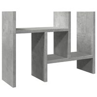 vidaXL Organizator birou, gri beton, 34,5x15,5x35,5 cm lemn prelucrat