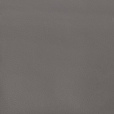 vidaXL Tăblie de pat cu aripioare, gri , 93x16x118/128 cm, piele eco