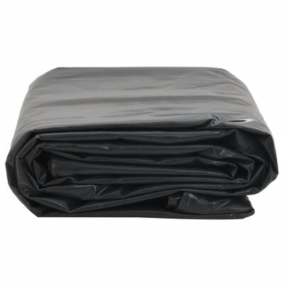 vidaXL Prelată, negru, 5x8 m, 650 g/m²