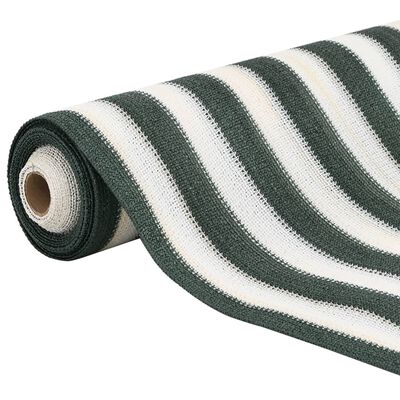 vidaXL Plasă protecție intimitate, verde/alb, 1,8x25 m, HDPE, 75 g/m²