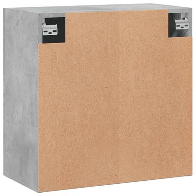 vidaXL Dulap de perete, gri beton, 60x31x60 cm, lemn compozit