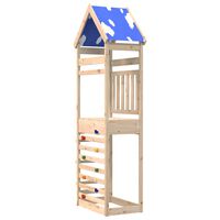 vidaXL Turn joacă cu perete cățărare, 85x52,5x265 cm lemn masiv pin