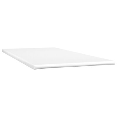 vidaXL Pat box spring cu saltea, gri închis, 90x200 cm, catifea