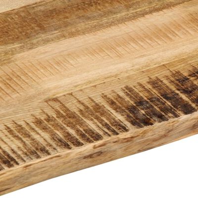 vidaXL Blat de masă contur organic 110x80x2,5 cm lemn masiv mango brut