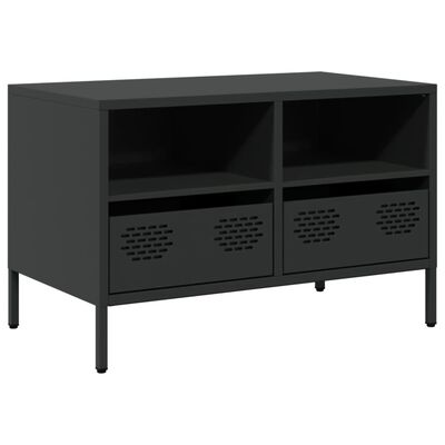 vidaXL Dulap TV, negru, 68x39x43,5 cm, oțel laminat la rece