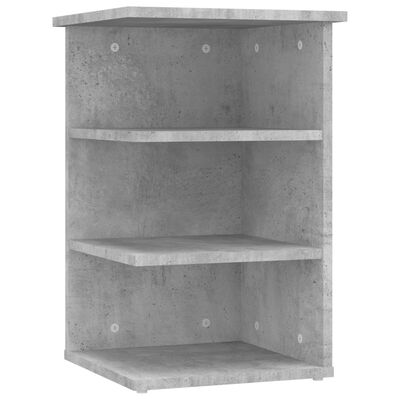 vidaXL Dulap lateral, gri beton, 35x35x55 cm, PAL