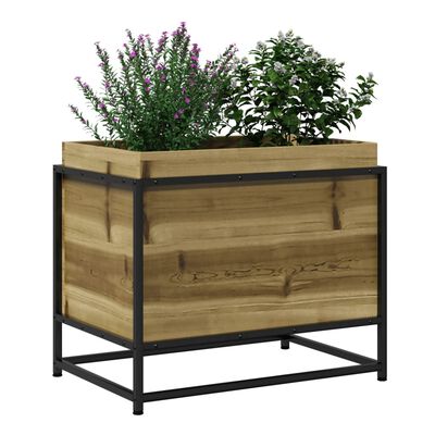 vidaXL Jardinieră de grădină, 60x40x50 cm, lemn de pin impregnat