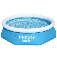 Bestway Piscină gonflabilă Fast Set, 244x66 cm, rotundă, 57265