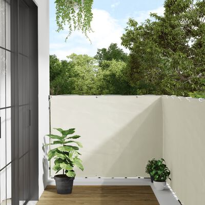 vidaXL Paravan de balcon, alb, 700x120 cm, PVC