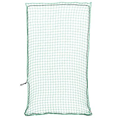 vidaXL Plasă de remorcă cu funie elastică, verde, 2,1x1,25 m, PP