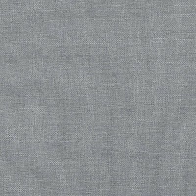 vidaXL Cadru de pat, gri deschis, 120x190 cm, material textil