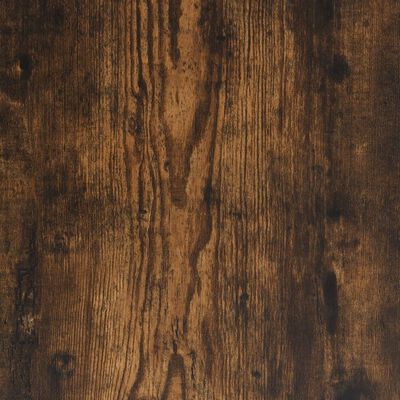vidaXL Masă laterală, stejar fumuriu, 35x35x60 cm, lemn compozit