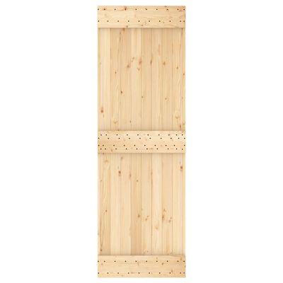 vidaXL Ușă glisantă cu set de feronerie 70x210 cm, lemn masiv de pin