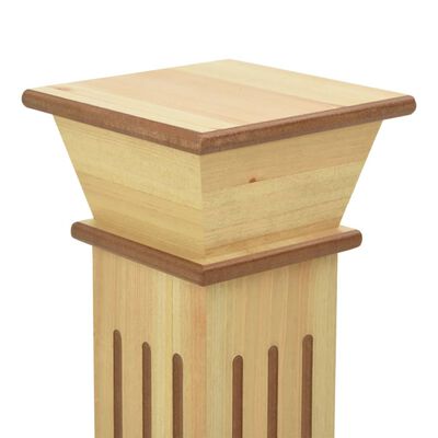 vidaXL Suport plante clasic în formă stâlp pătrat lemn 17x17x66 cm MDF