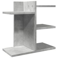 vidaXL Organizator birou, gri beton, 42x21,5x42 cm lemn prelucrat
