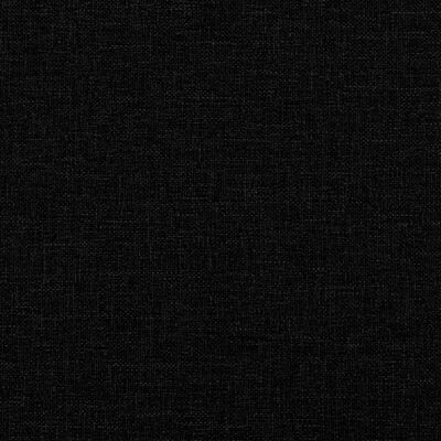 vidaXL Cadru de pat cu lumini LED, negru, 200x200 cm, textil