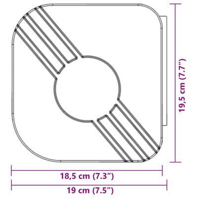 vidaXL Copertină retractabilă albastru/alb, 5x3 m, textil/aluminiu