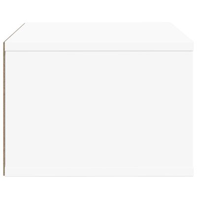 vidaXL Suport imprimantă, alb, 40x32x22,5 cm, lemn prelucrat