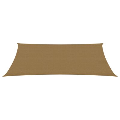 vidaXL Pânză parasolar, gri taupe, 2x4 m, HDPE, 160 g/m²