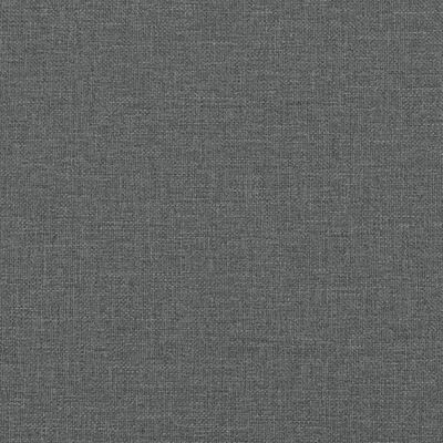 vidaXL Pat de zi cu extensie, gri închis, 90x190 cm, textil