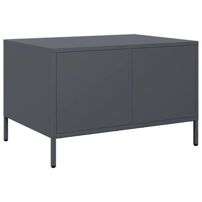 vidaXL Dulap TV, antracit, 68x50x43,5 cm, oțel laminat la rece