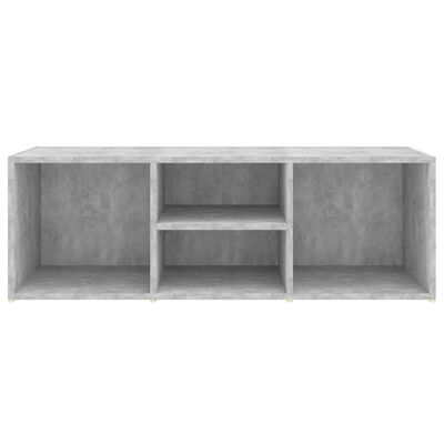 vidaXL Bancă depozitare pentru pantofi, gri beton, 105x35x35 cm, PAL