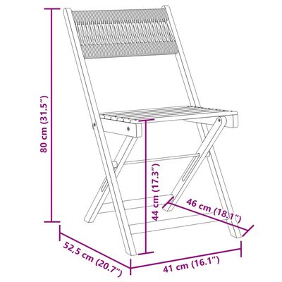 vidaXL Set mobilier bistro, 3 piese, gri, polipropilenă și lemn masiv