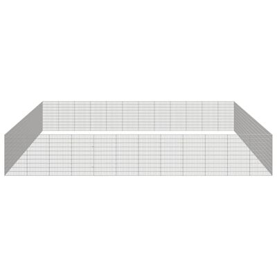 vidaXL Adăpost pentru animale cu 48 panouri, 54x100cm, fier galvanizat