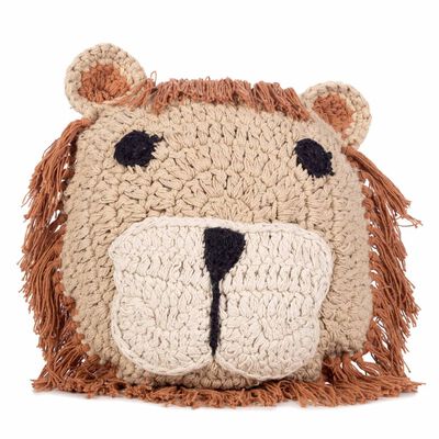 KidsDepot Pernă copii „Lion” 38 cm, bumbac