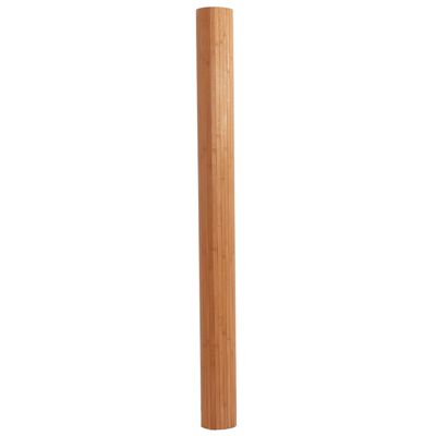 vidaXL Covor dreptunghiular, natural, 80x500 cm, bambus