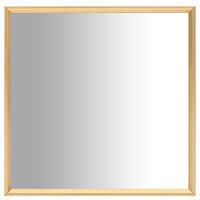 vidaXL Oglindă, auriu, 40x40 cm