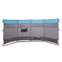vidaXL Paravan de camping, albastru, 366x152x152 cm, impermeabil