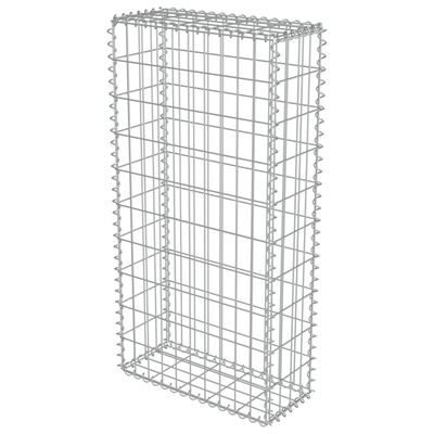 vidaXL Perete gabion cu capace, 50 x 20 x 100 cm, oțel galvanizat