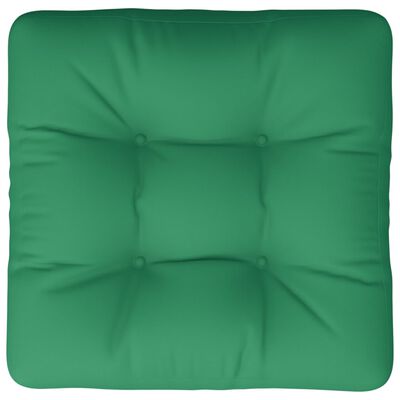 vidaXL Pernă de paleți, verde, 50x50x12 cm, material textil