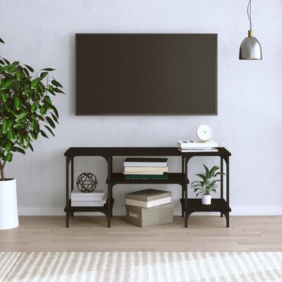 vidaXL Comodă TV, negru, 102x35x45,5 cm, lemn prelucrat