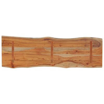 vidaXL Blat masă 120x40x2,5 cm dreptunghiular lemn acacia margine vie