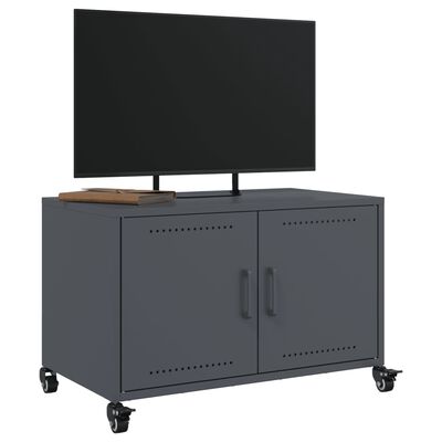 vidaXL Dulap TV, antracit, 68x39x43,5 cm, oțel