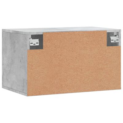 vidaXL Dulap de perete, gri beton, 60x36,5x35 cm, lemn prelucrat