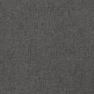 vidaXL Taburet, gri închis, 45x29,5x35 cm, material textil