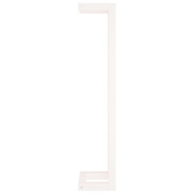 vidaXL Suport pentru prosoape, alb, 23x18x90 cm, lemn masiv de pin